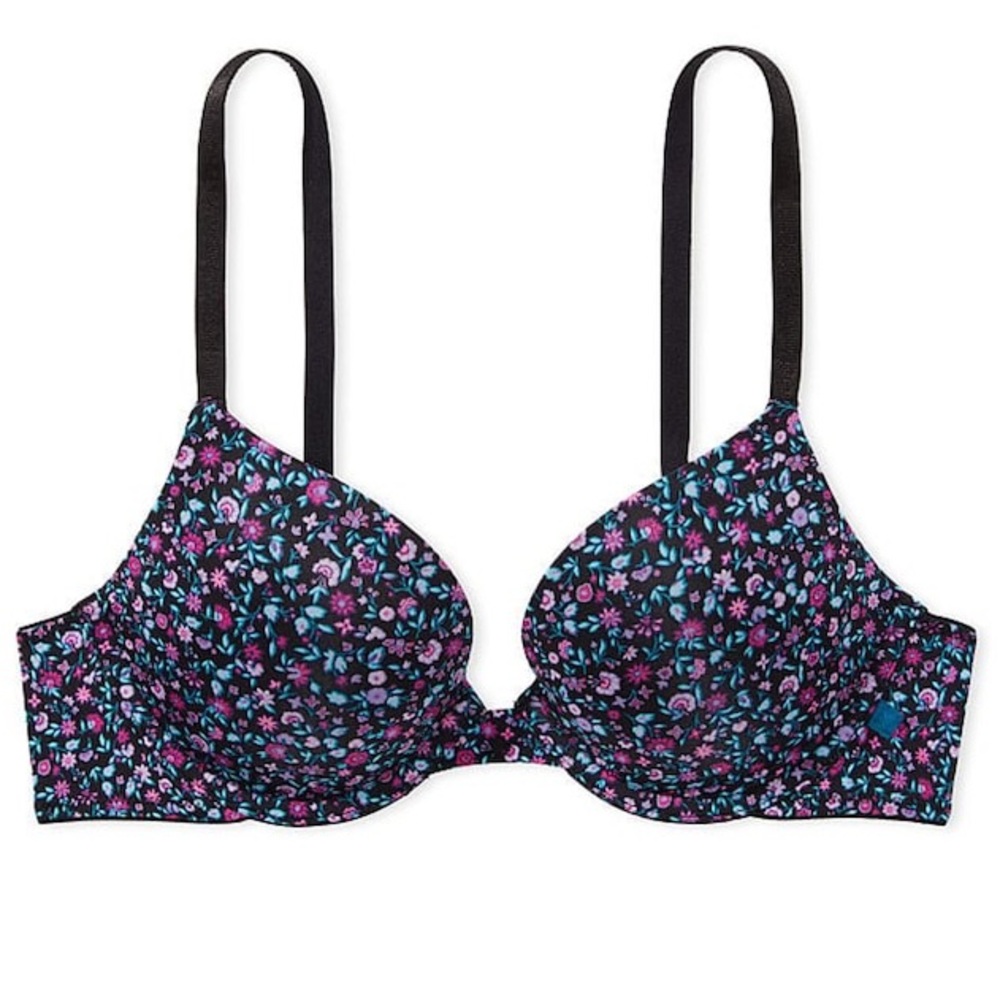 Victoria Secret Sexy Tee
Black Ditsy Floral Print Push Up Bra